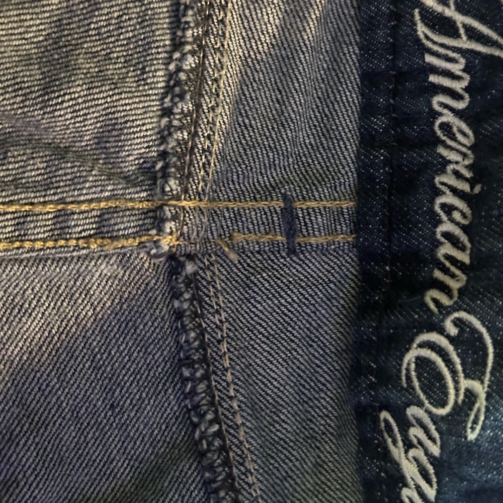 American Eagle Outfitters Blue Flare Denim Jeans - Picture 5 of 7